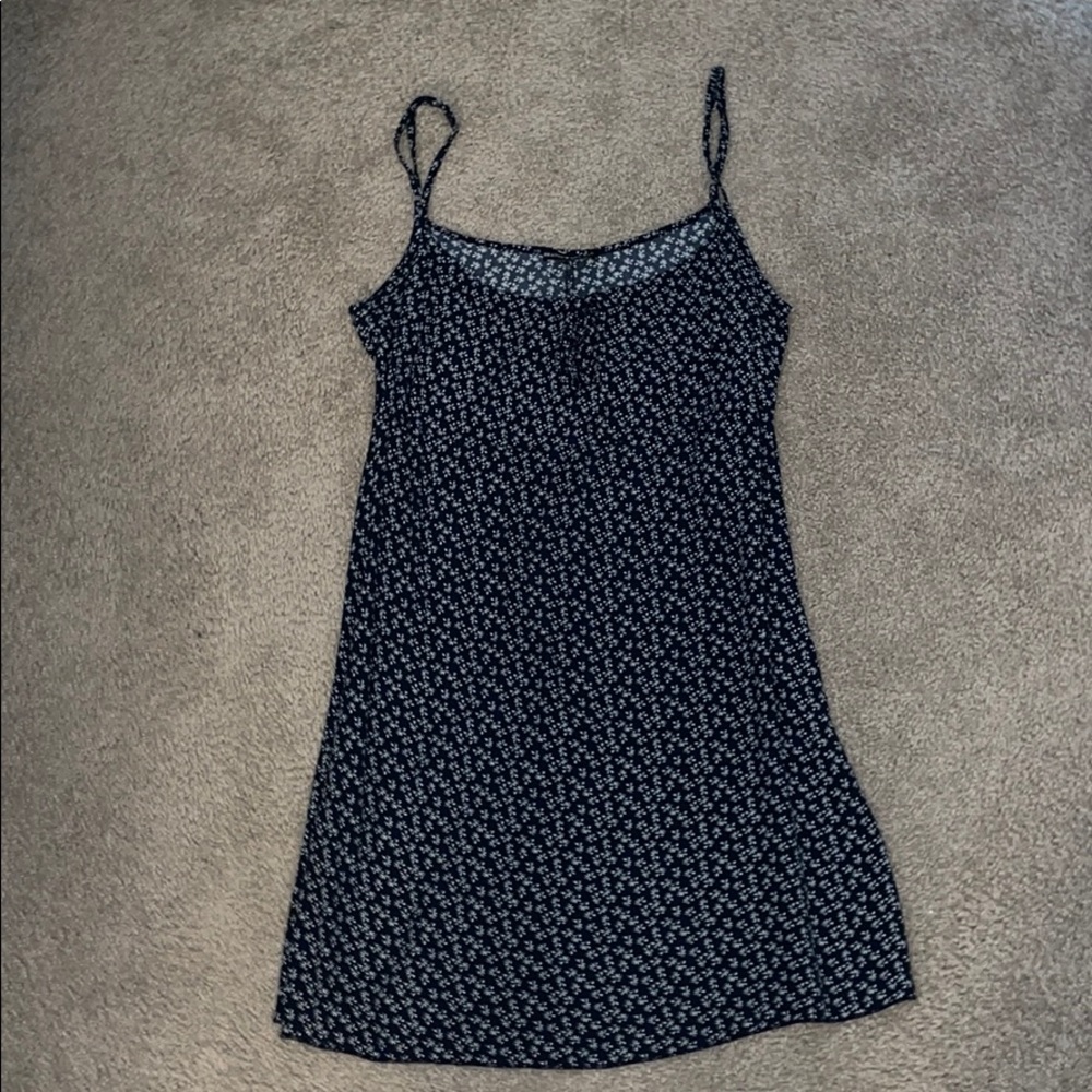 Brandy Melville Navy Floral Dress